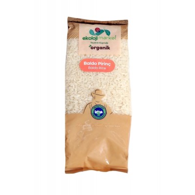 Ekoloji Market - Organik Beyaz Pirinç (Baldo) 750gr