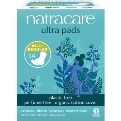 Natracare - Organik Ultra Kanatlı Ped ( Normal) 14 Adet
